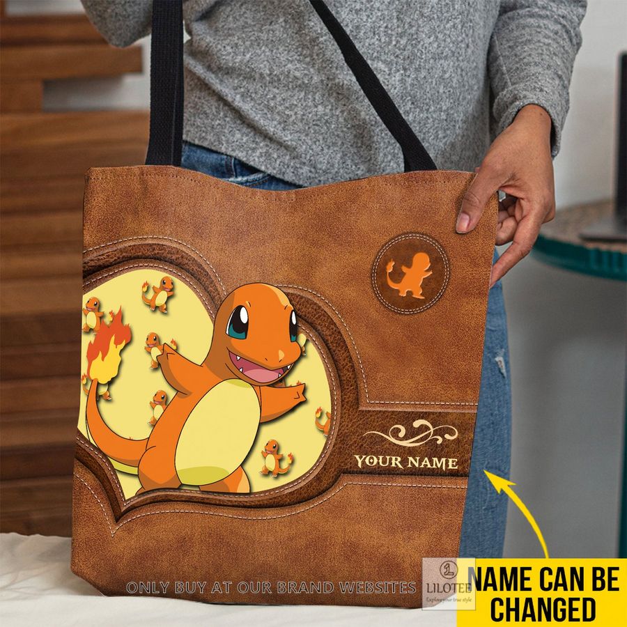 Personalized Pokemon Chamander All Over Tote bag 3