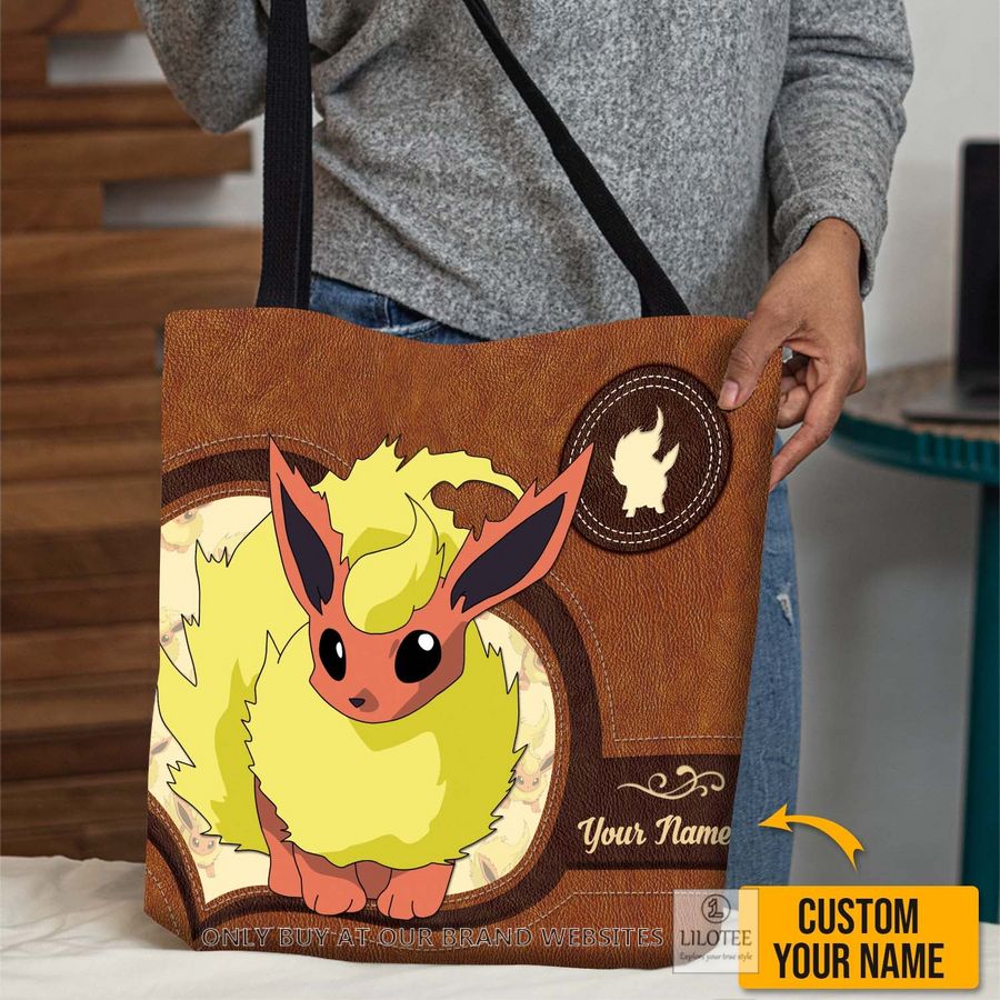 Personalized Pokemon Flareon All Over Tote bag 2