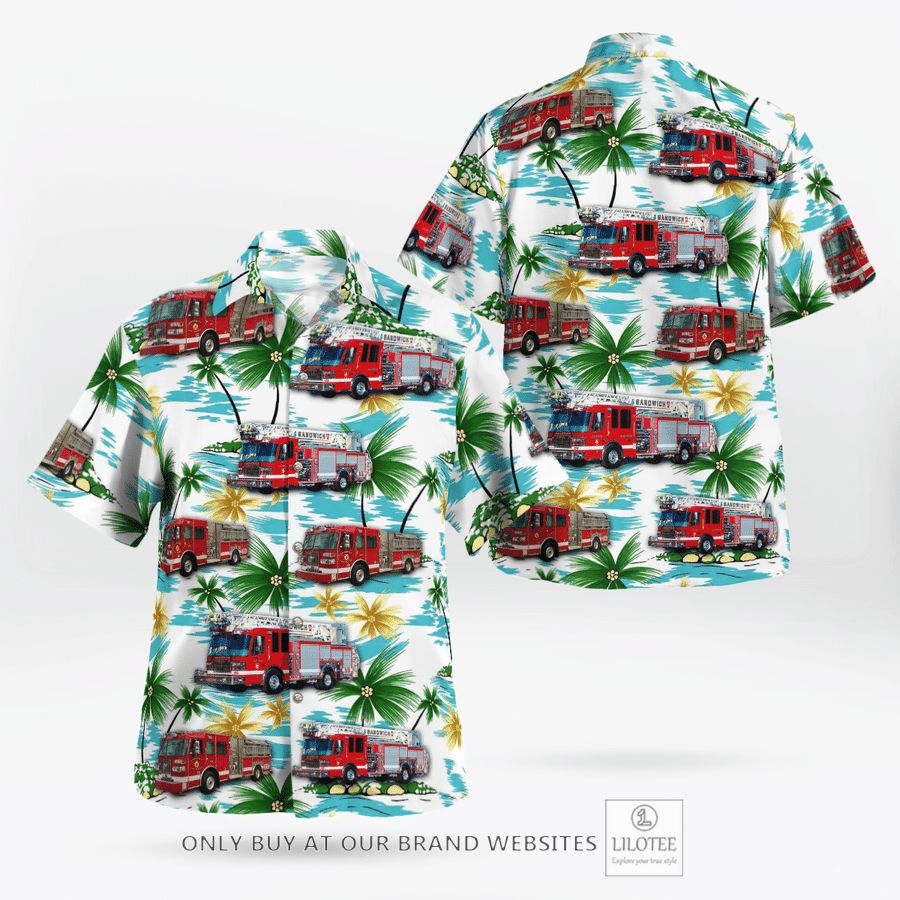 Sandwich Fire Department Hawaiian Shirt 16
