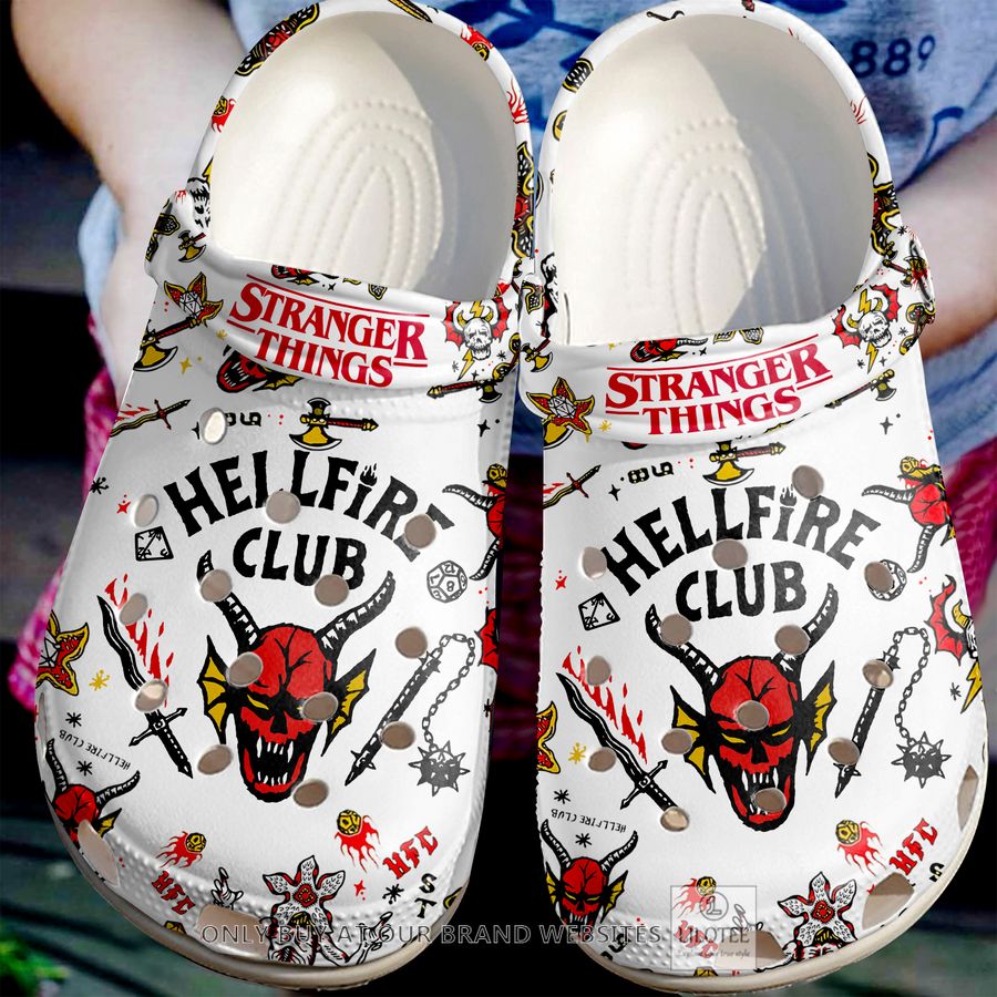 Stranger Things Hellfire Club Crocband Shoes 5