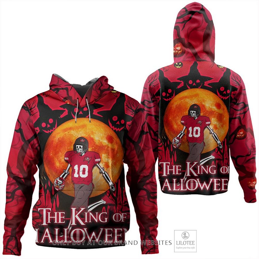 Tampa Bay Buccaneers Skull the king of Halloween 3D Shirt, hoodie 9