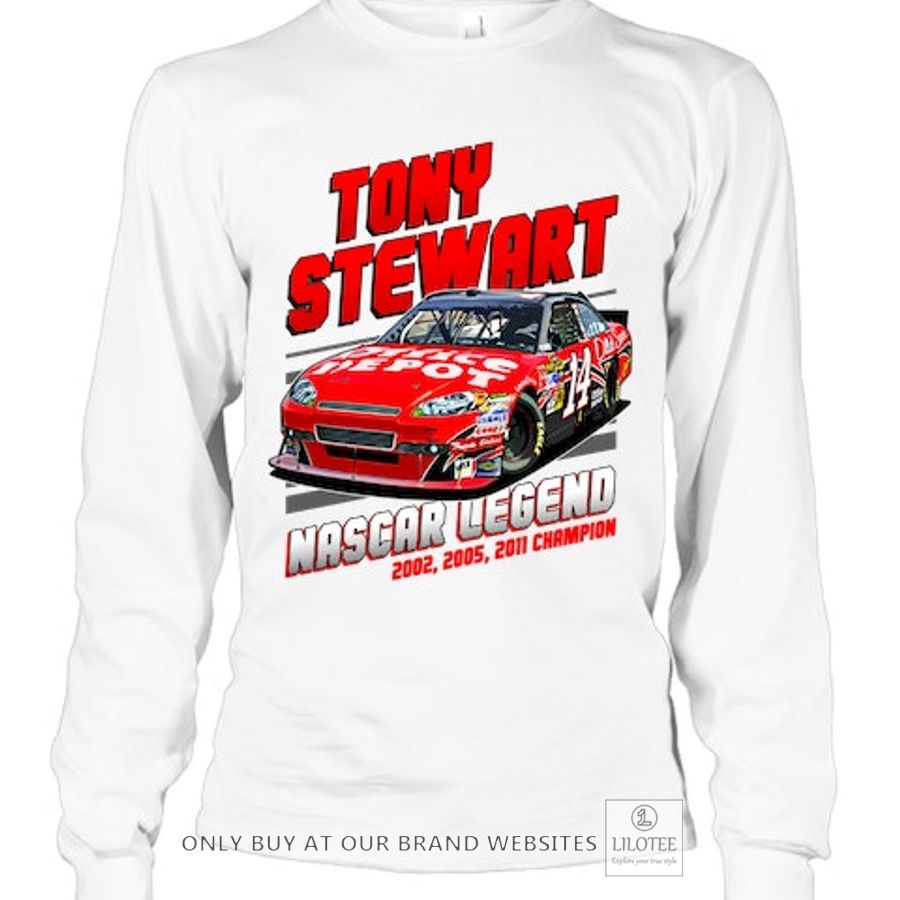 Tony Stewart NASCAR Legend 2002 2005 2011 Champion 2D Shirt, Hoodie 7