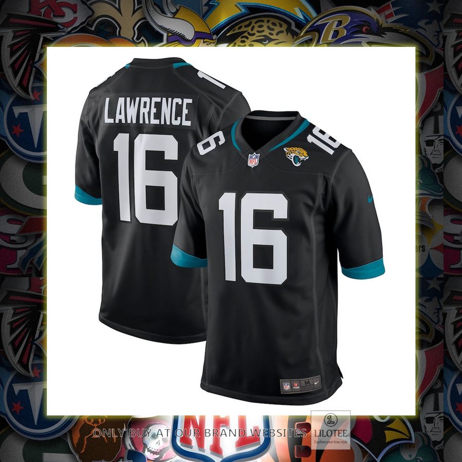 Trevor Lawrence Jacksonville Jaguars Nike Alternate Player Game Black Football Jersey 11