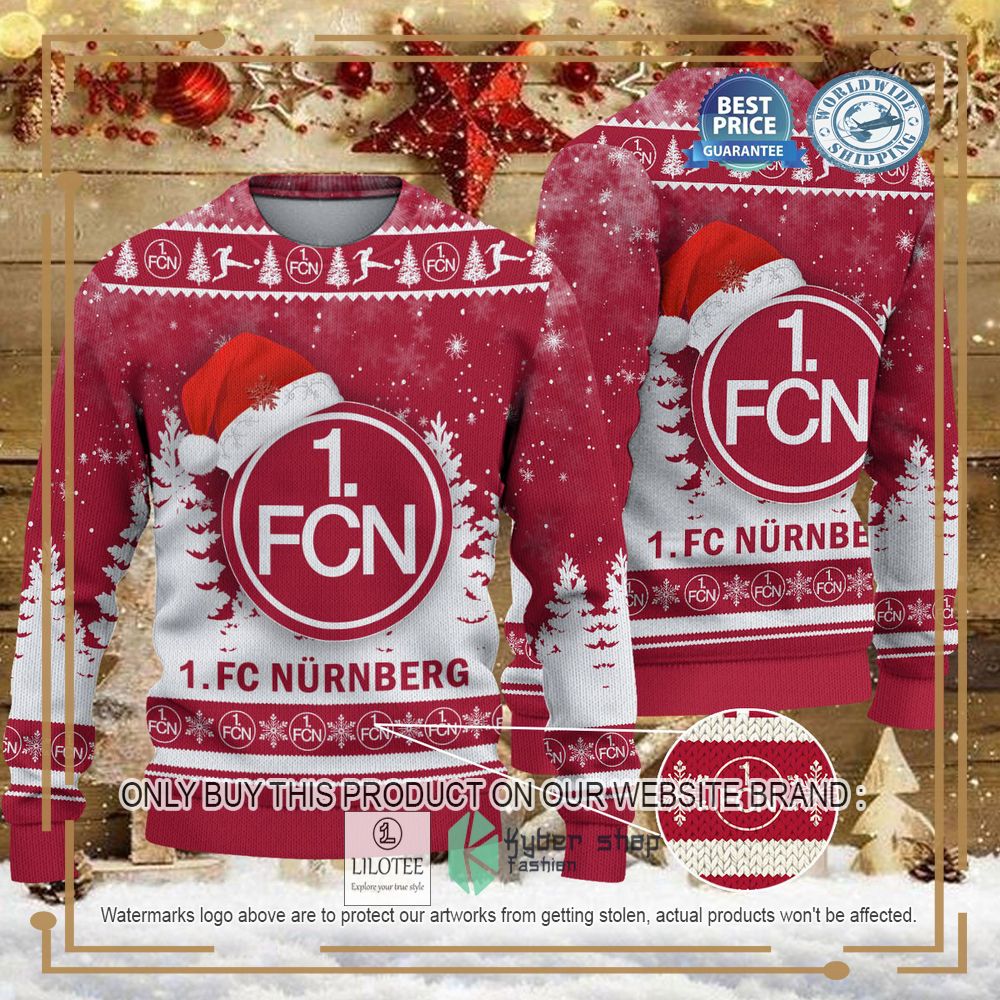 1. FC Nurnberg Ugly Christmas Sweater - LIMITED EDITION 7