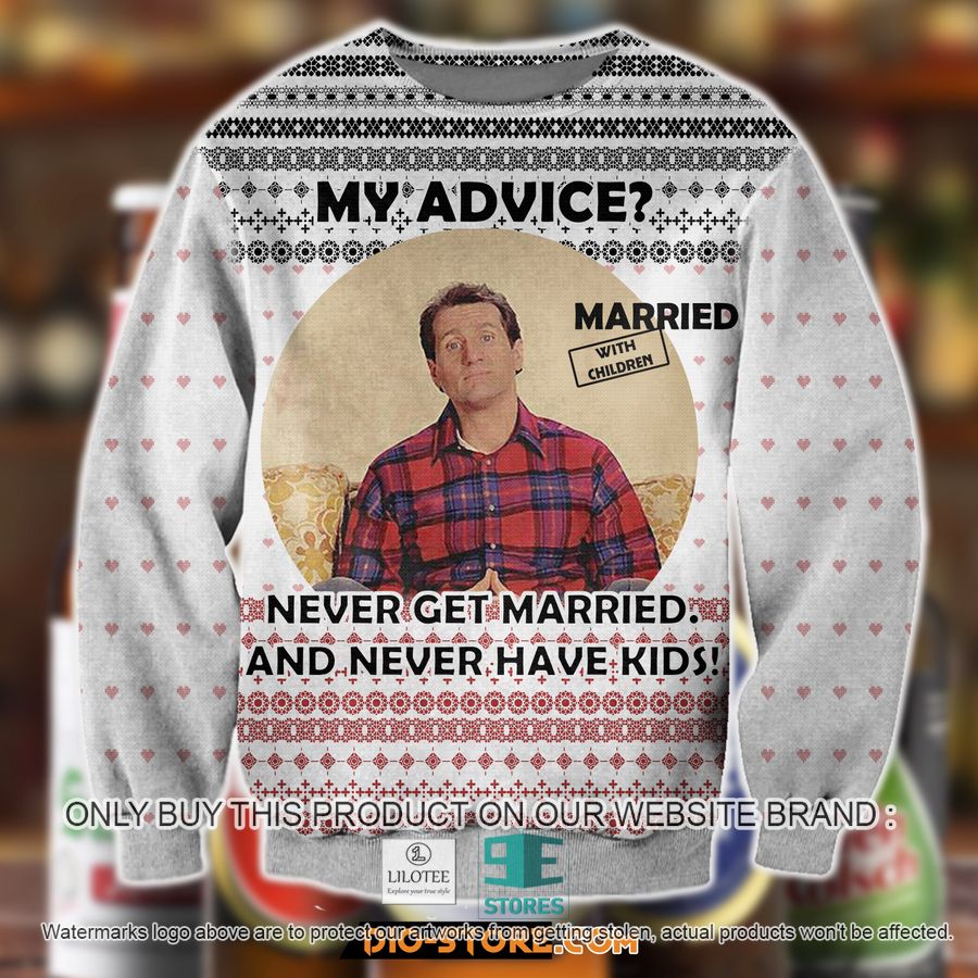 Al Bundy Married With Children Ugly Christmas Sweater, Sweatshirt 17