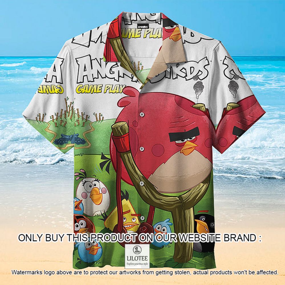 Angry Birds Game Play Short Sleeve Hawaiian Shirt - LIMITED EDITION 12