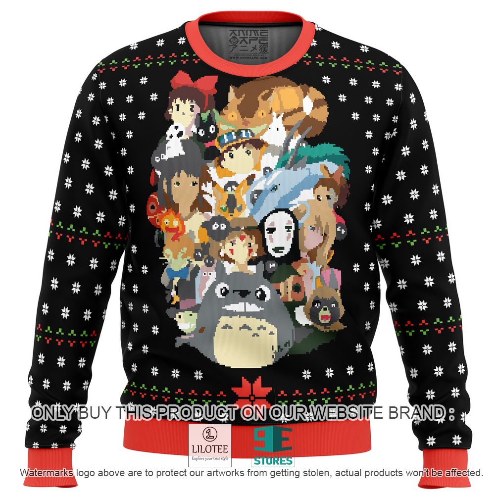 Anime Studio Ghibli Ugly Christmas Sweater - LIMITED EDITION 11