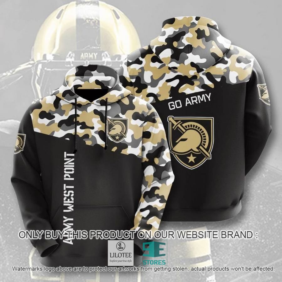 Army Black Knights NCAA Go Army camo black 3D Hoodie, Zip Hoodie - LIMITED EDITION 8