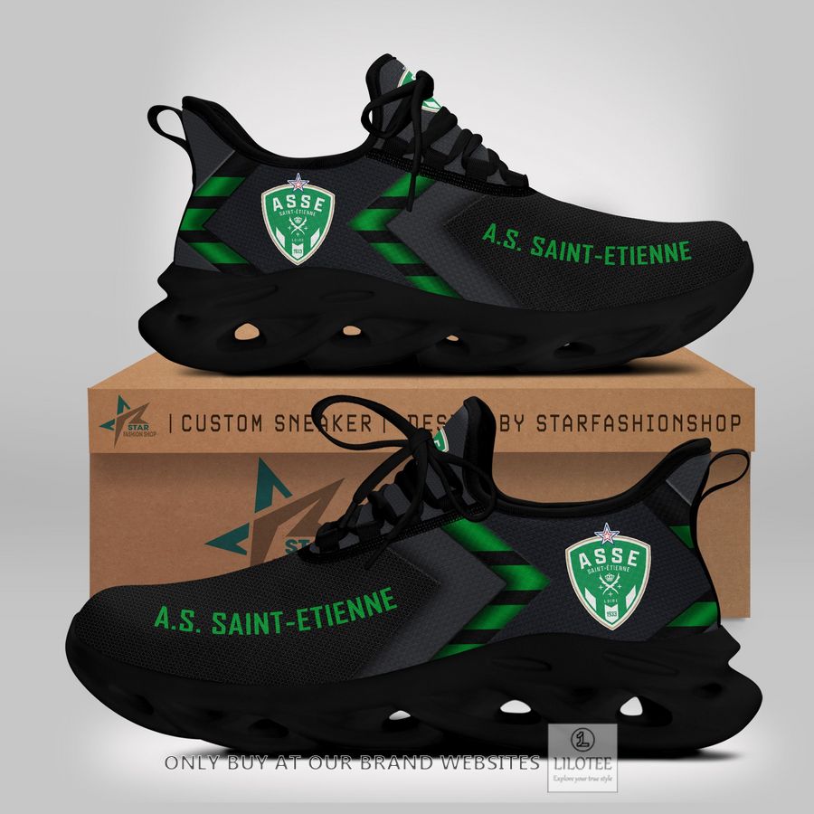 AS Saint-Etienne Ligue 1 and 2 Clunky Max Soul Shoes 9