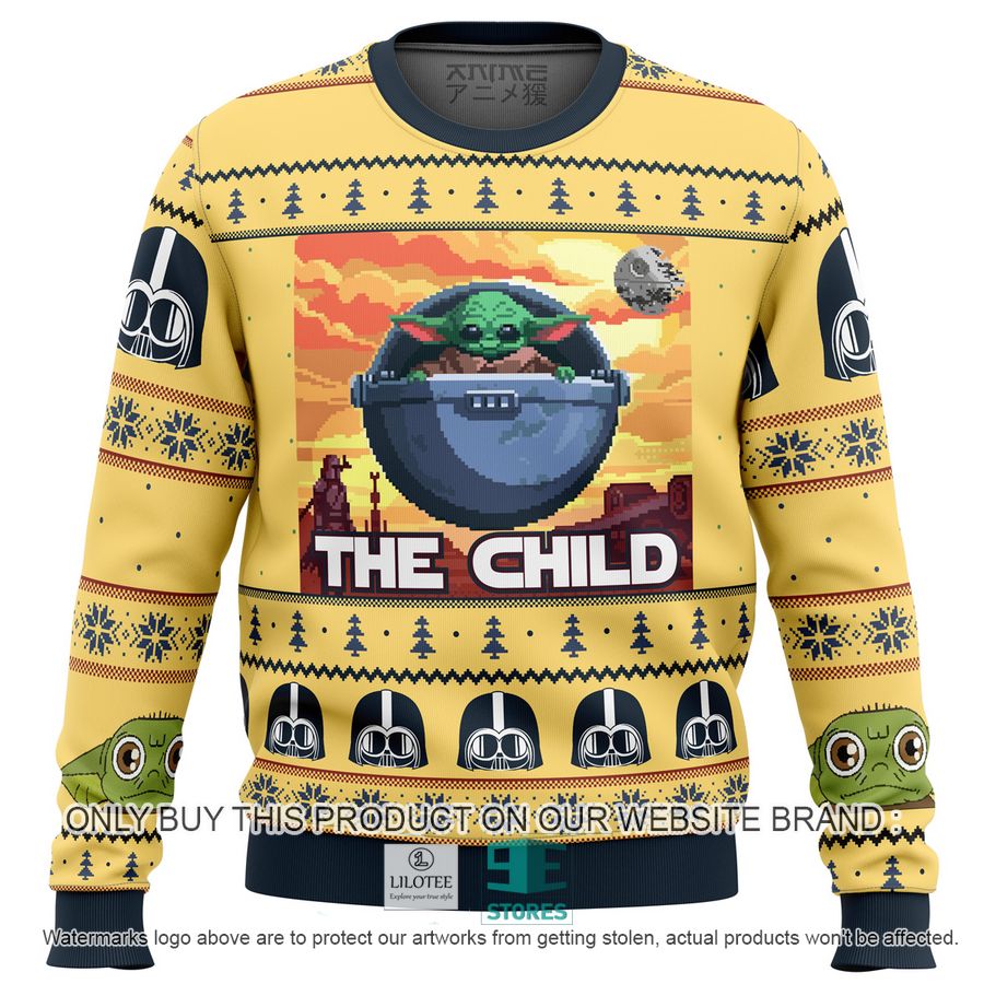 Baby Yoda The Child Mandalorion Star Wars Knitted Wool Sweater 9