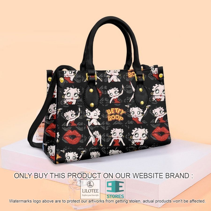Betty Boop Black Leather Bag - LIMITED EDITION 3