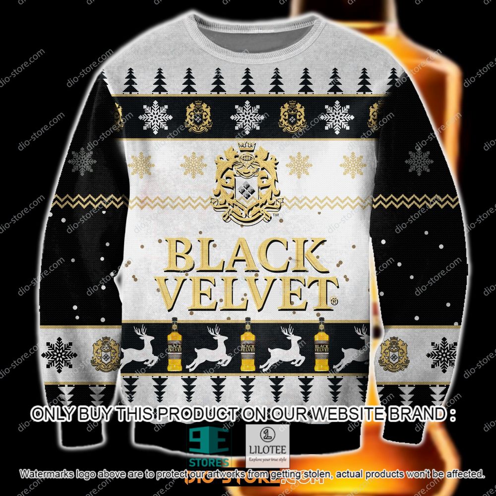 Black Velvet Christmas Ugly Sweater - LIMITED EDITION 20