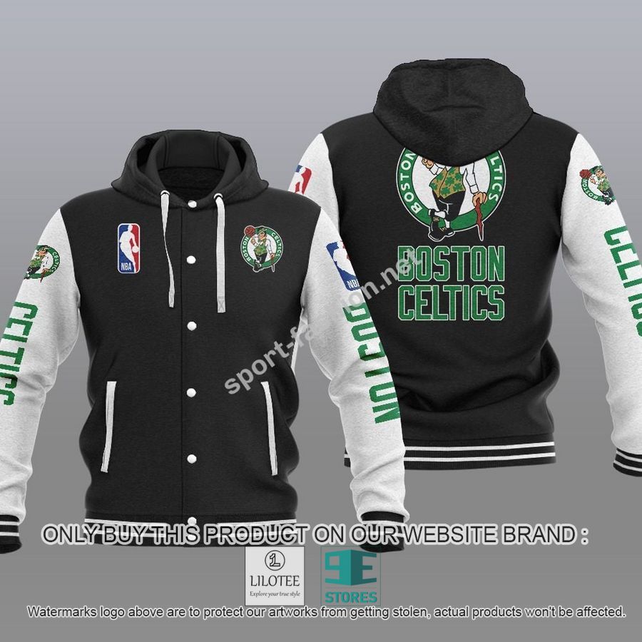 Boston Celtics NBA Baseball Hoodie Jacket - LIMITED EDITION 14
