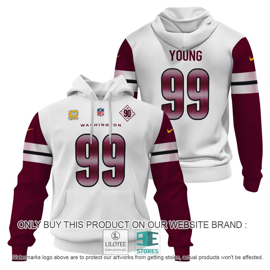Chase Young 99 Washington Commanders white red shirt, Hoodie - LIMITED EDITION 17