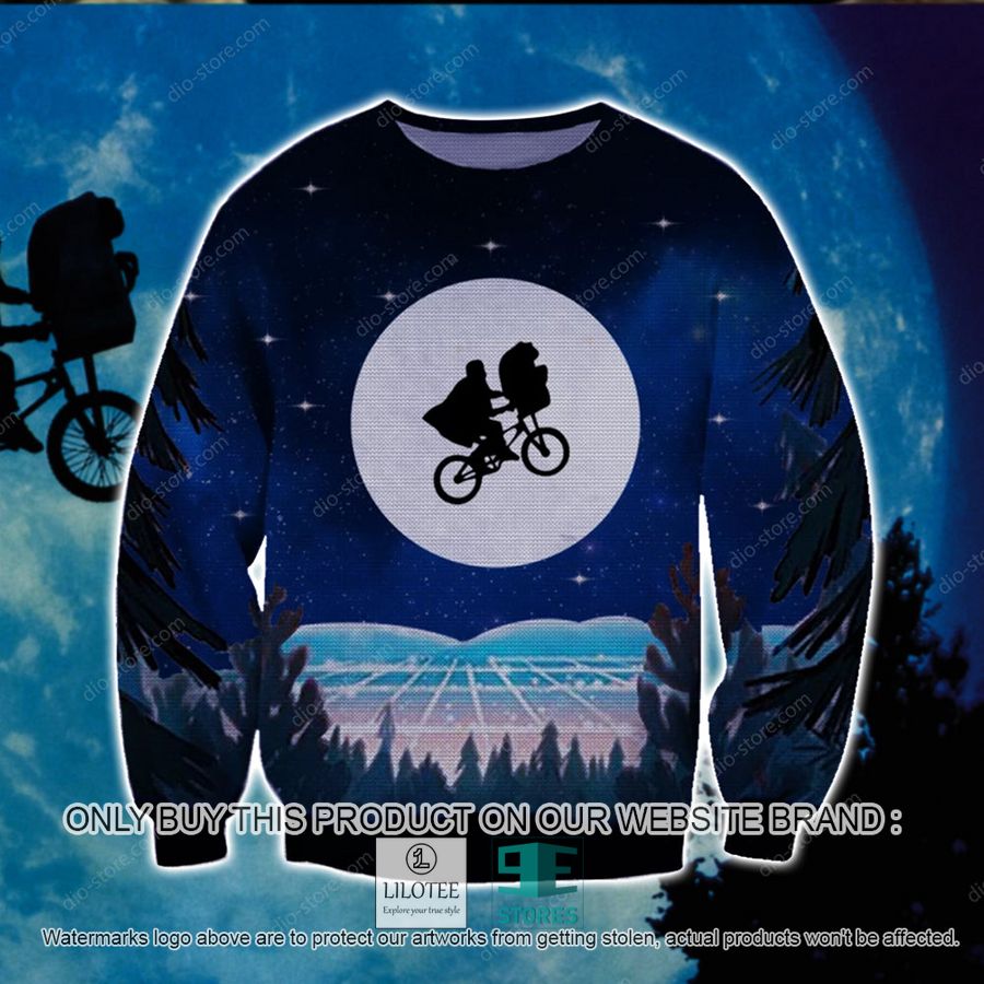 E.T. The Extra Terrestrial blue Ugly Christmas Sweater - LIMITED EDITION 17