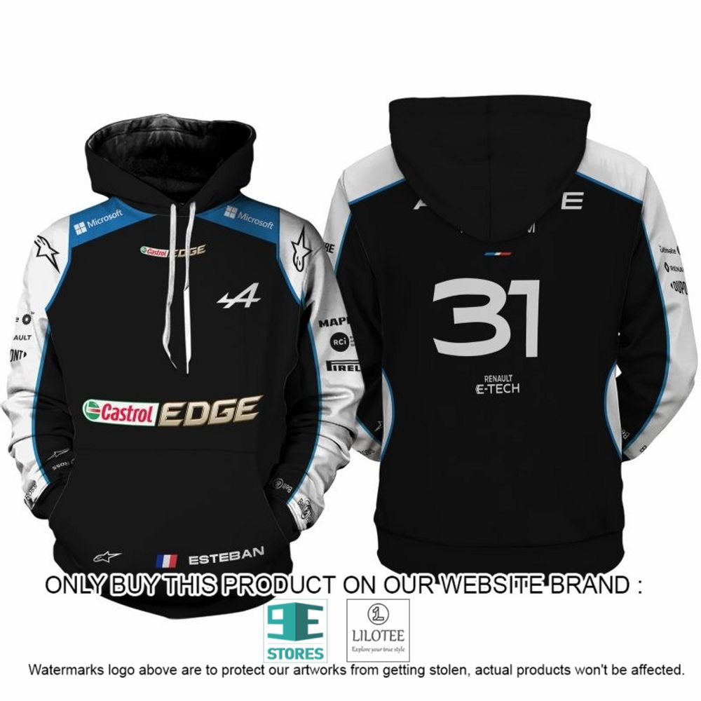 Esteban Ocon Racing Formula 1 2022 Castrol Edge 3D Hoodie, Shirt - LIMITED EDITION 8