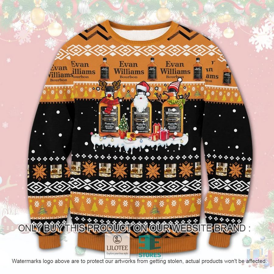 Evan Williams Bourbon Christmas Ugly Christmas Sweater - LIMITED EDITION 16