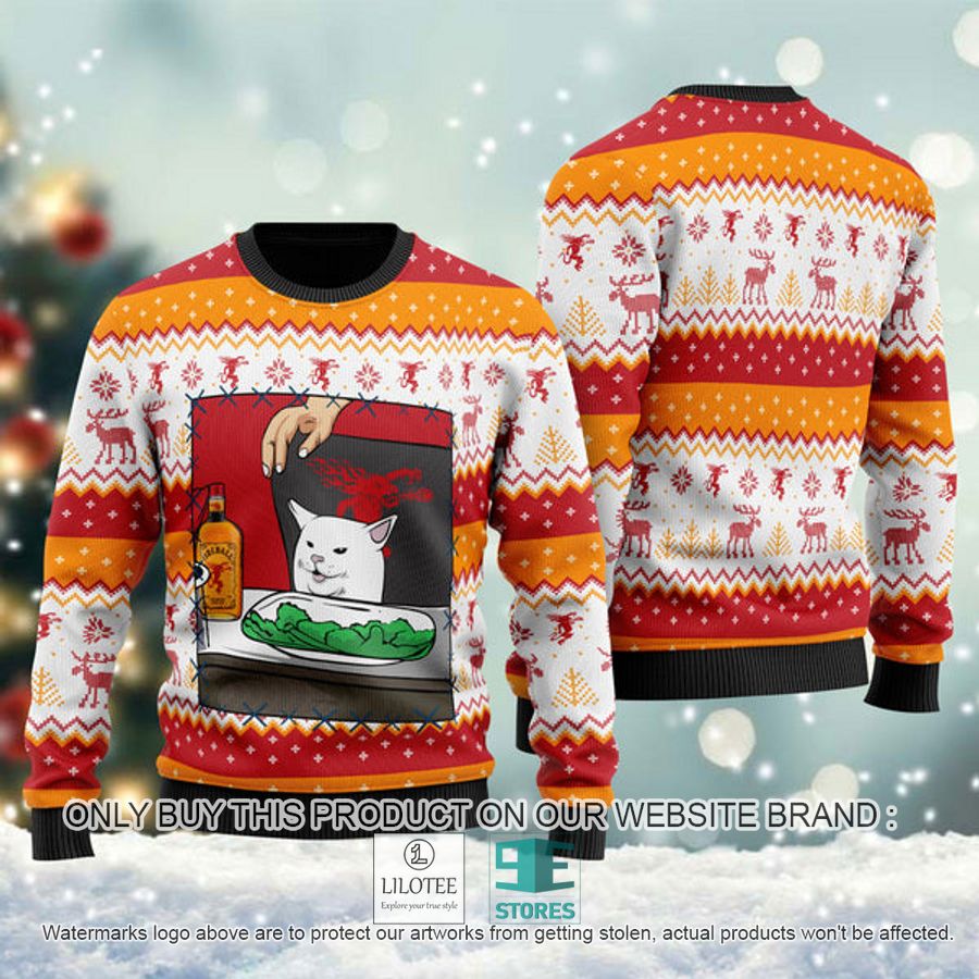 Fireball Whisky Cat Meme Ugly Christmas Sweater - LIMITED EDITION 8