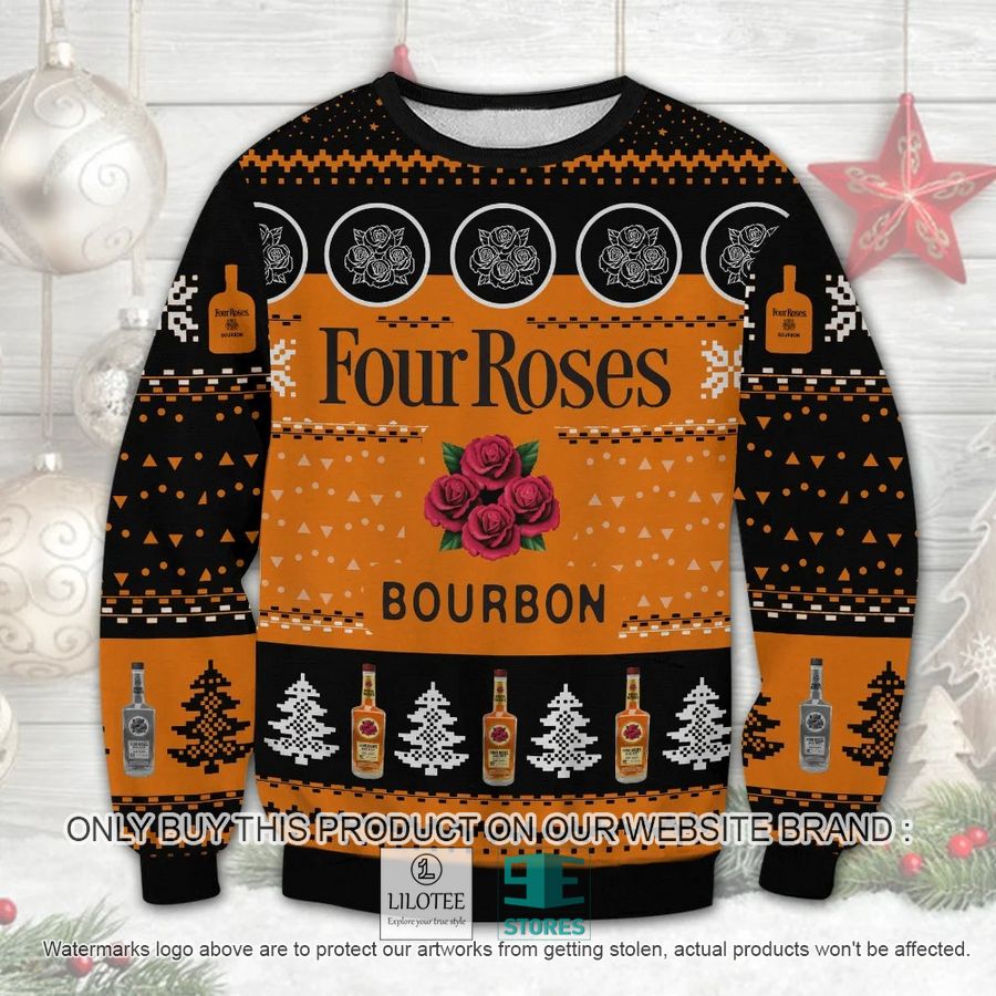 Four Roses Bourbon Christmas Ugly Christmas Sweater - LIMITED EDITION 9