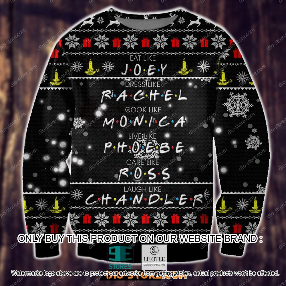 Friends Joey Rachel Monica Phoebe Ross Chandler Ugly Christmas Sweater - LIMITED EDITION 10