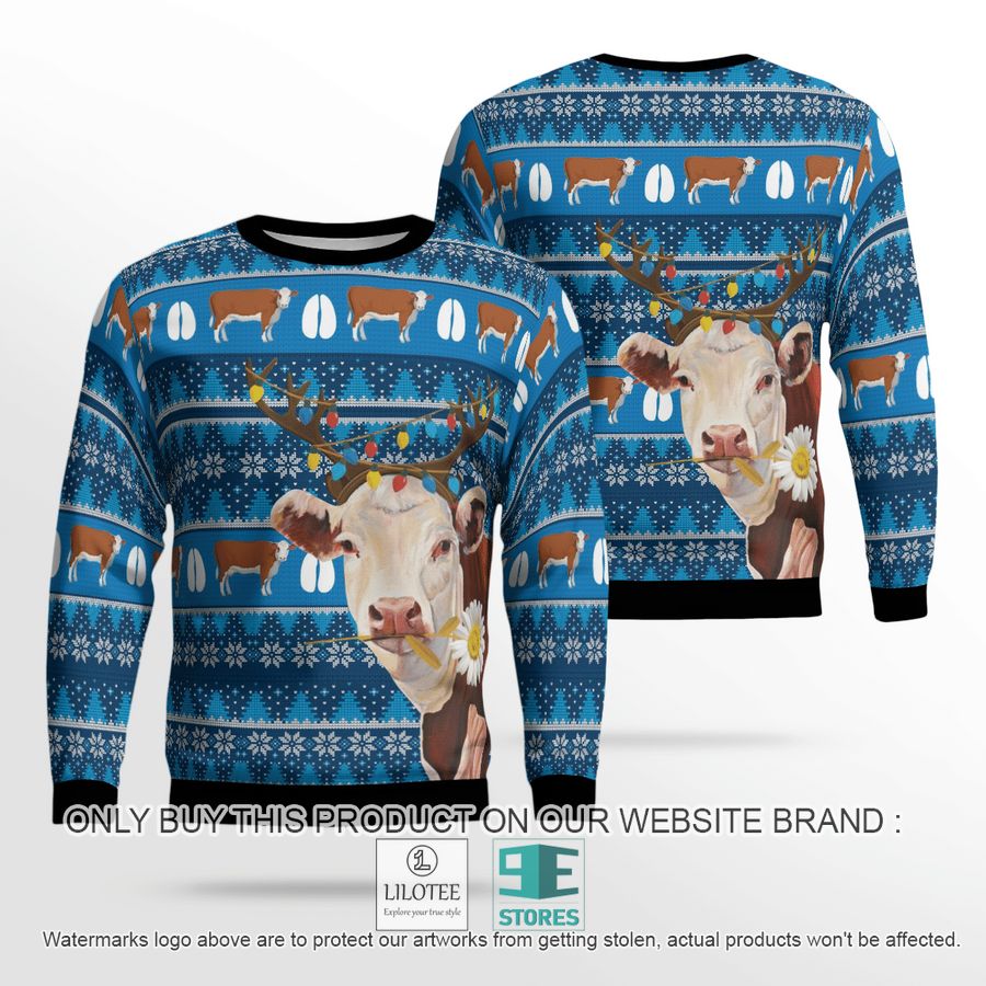 Hereford Cattle Christmas Sweater - LIMITED EDITION 18