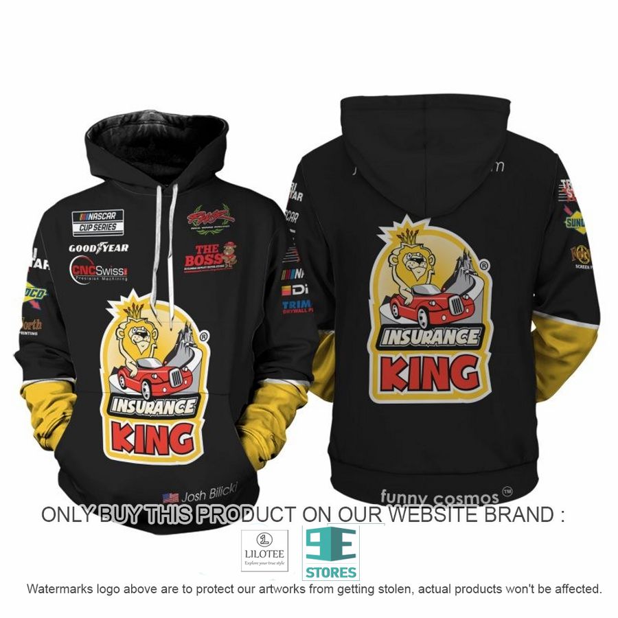 Insurance King Josh Bilicki Nascar 2022 Racing 3D Shirt, Hoodie 8