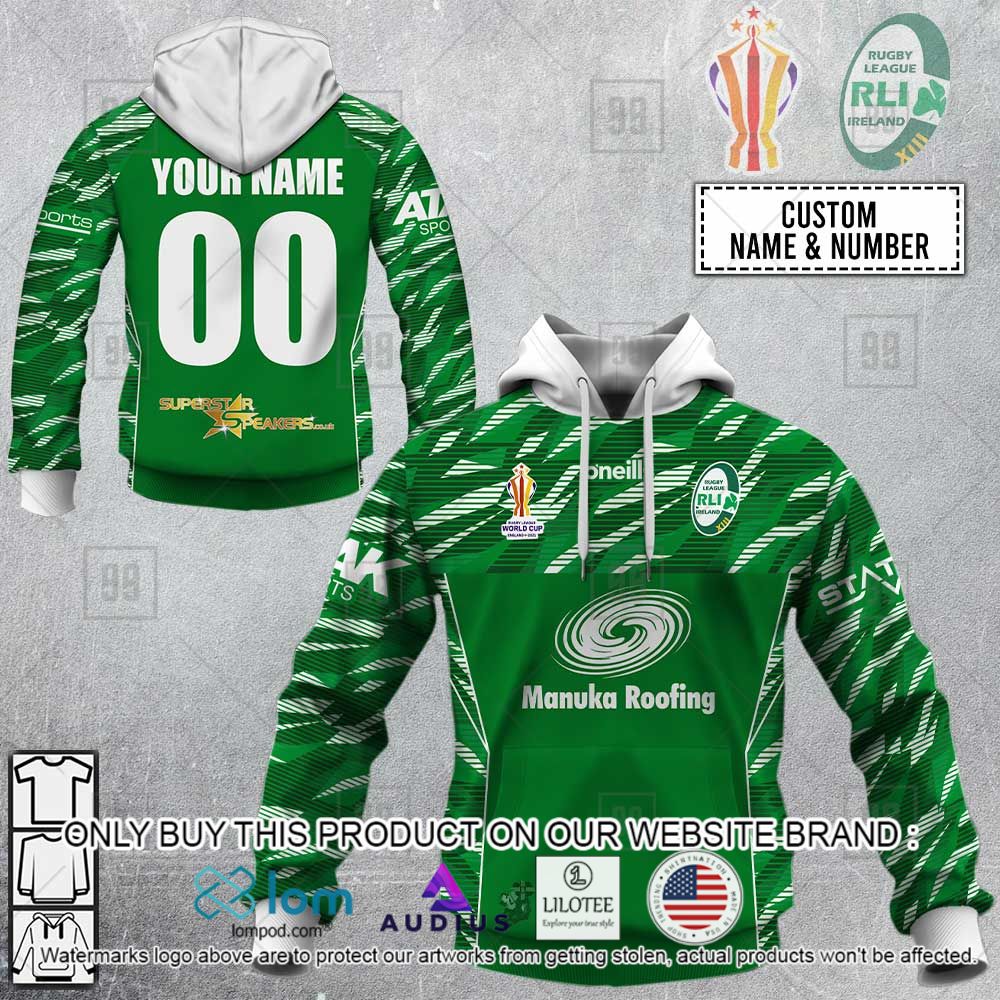 IRELAND Rugby League Manuka Roofing World Cup 2022 Personalized 3D Hoodie, Shirt - LIMITED EDITION 16