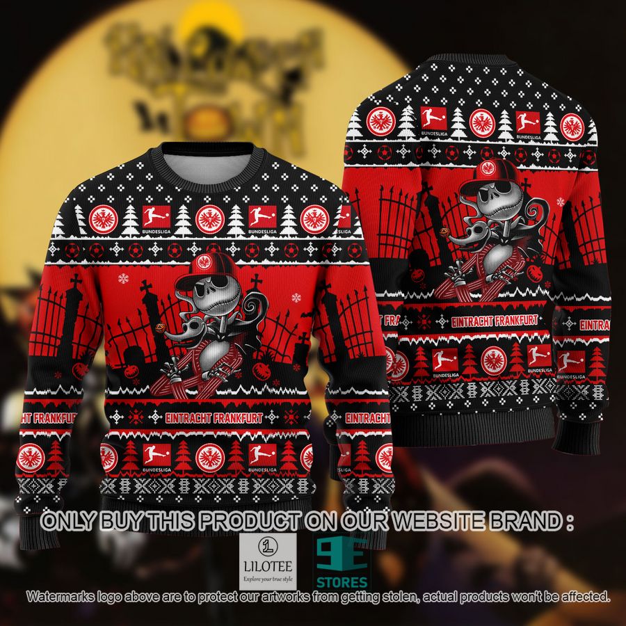 Jack Skellington Eintracht Frankfurt Ugly Christmas Sweater - LIMITED EDITION 9