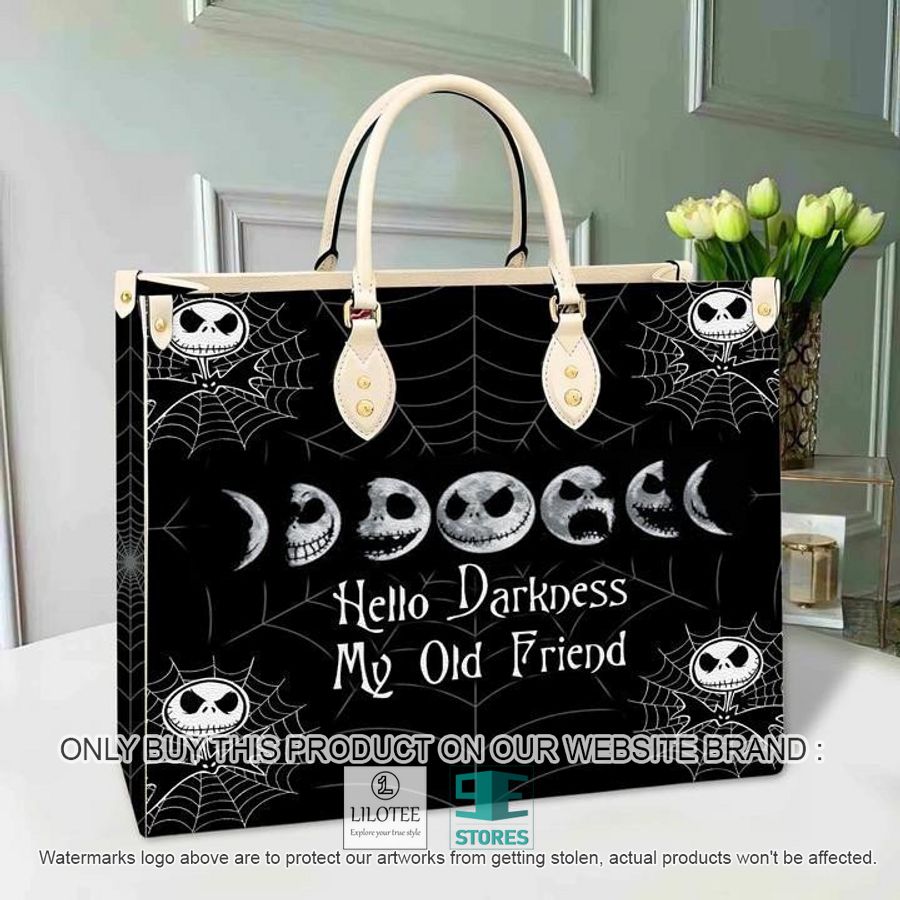 Jack Skellington Hello Darkness My Old Friend Leather Bag - LIMITED EDITION 2