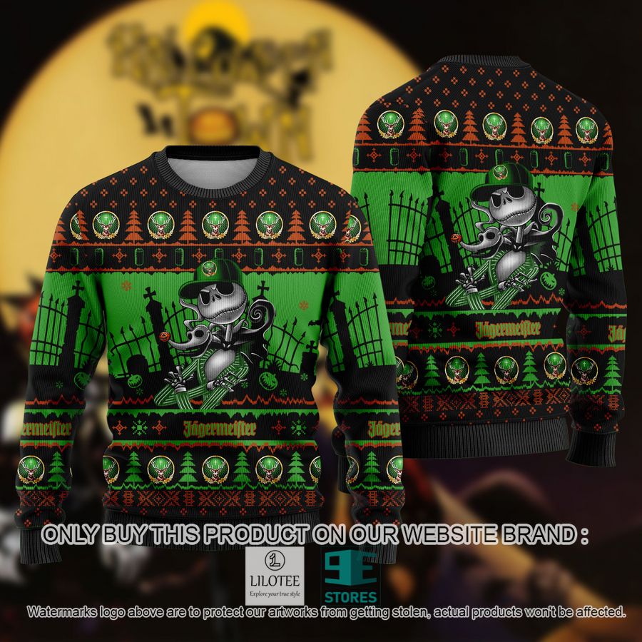 Jack Skellington Jagermeister Ugly Christmas Sweater - LIMITED EDITION 9