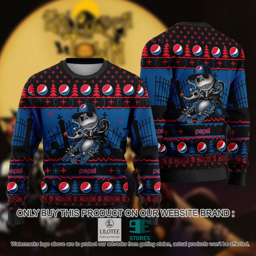 Jack Skellington Pepsi Ugly Christmas Sweater - LIMITED EDITION 9