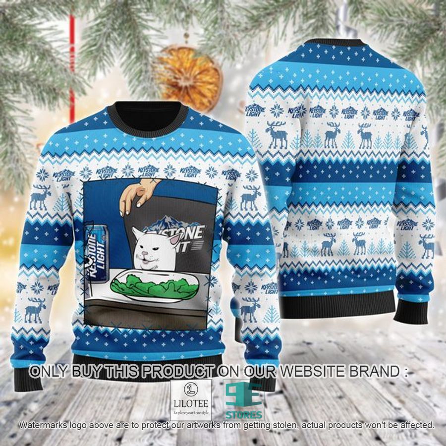 Keystone Light Cat Meme Ugly Christmas Sweater - LIMITED EDITION 9