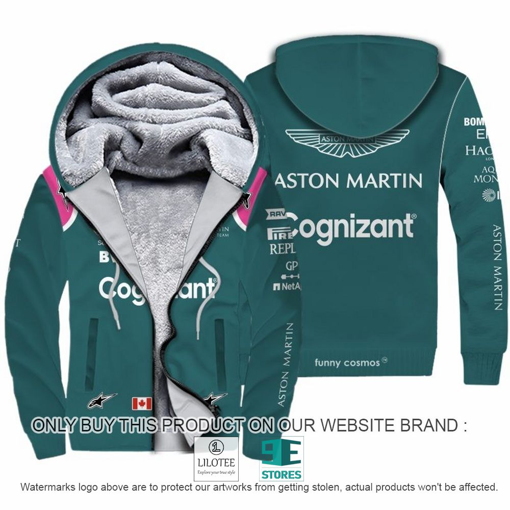Lance Stroll Racing Formula 1 2022 Cognizant 3D Fleece Hoodie - LIMITED EDITION 10
