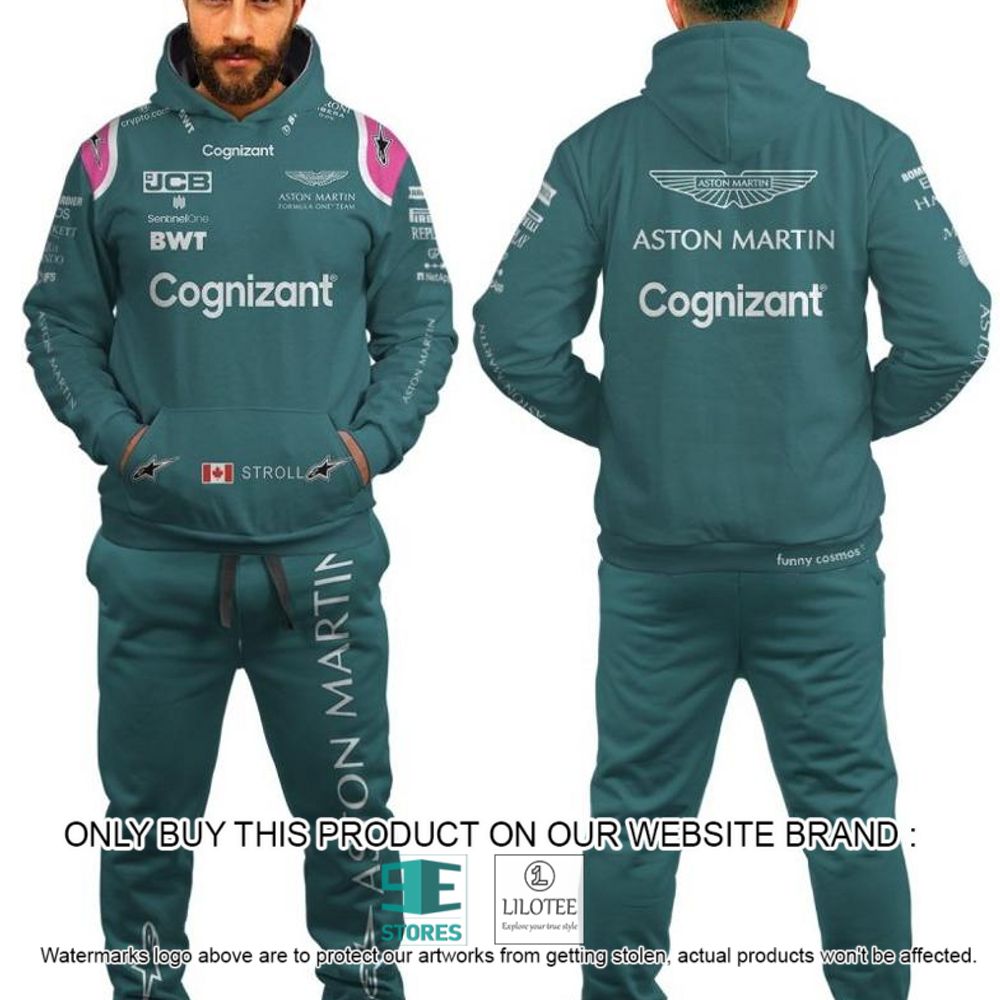 Lance Stroll Racing Formula 1 2022 Cognizant 3D Hoodie, Pant - LIMITED EDITION 4