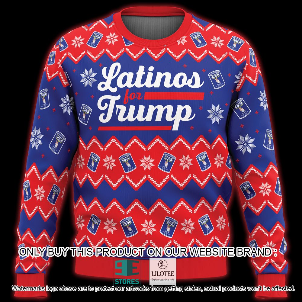 Latinos For Trump Ugly Christmas Sweater - LIMITED EDITION 4
