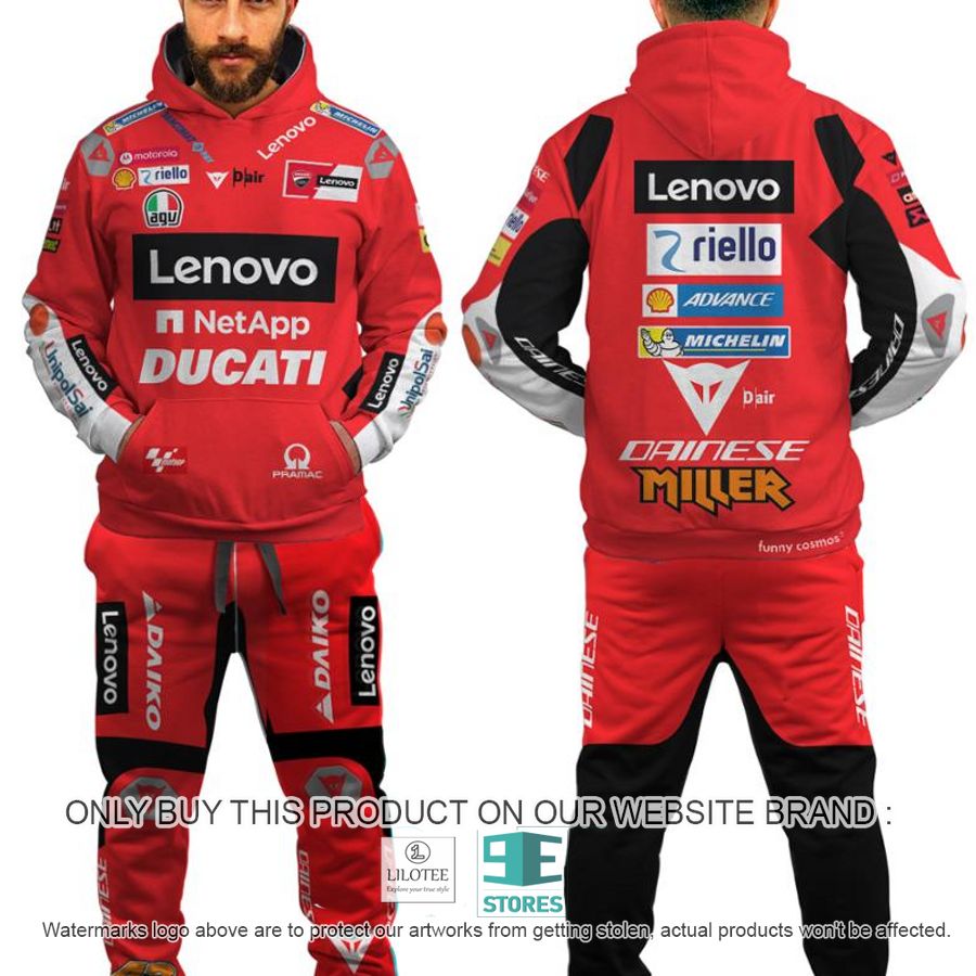 Lenovo Jack Miller 2022 Racing Motogp Hoodie, Pants 2
