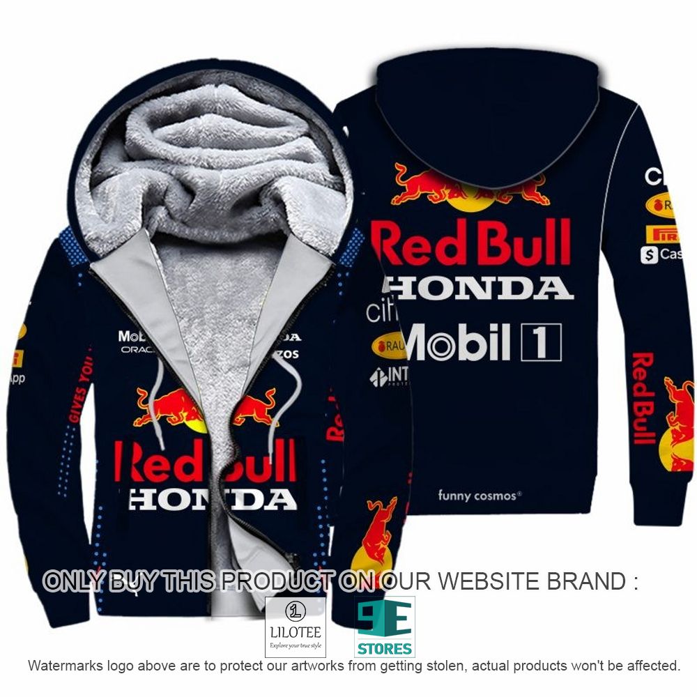 Max Verstappen Racing Formula 1 2022 Red Bull 3D Fleece Hoodie - LIMITED EDITION 10