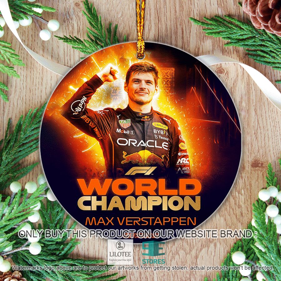 Max Verstappen World Champion 2Themax Christmas Ornament - LIMITED EDITION 2