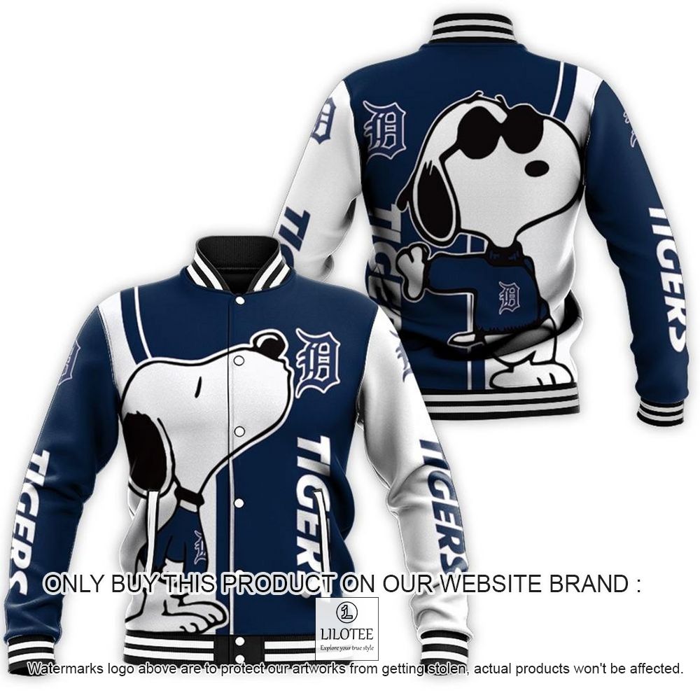 MLB Detroit Tigers Snoopy Baseball Jacket - LIMITED EDITION 10