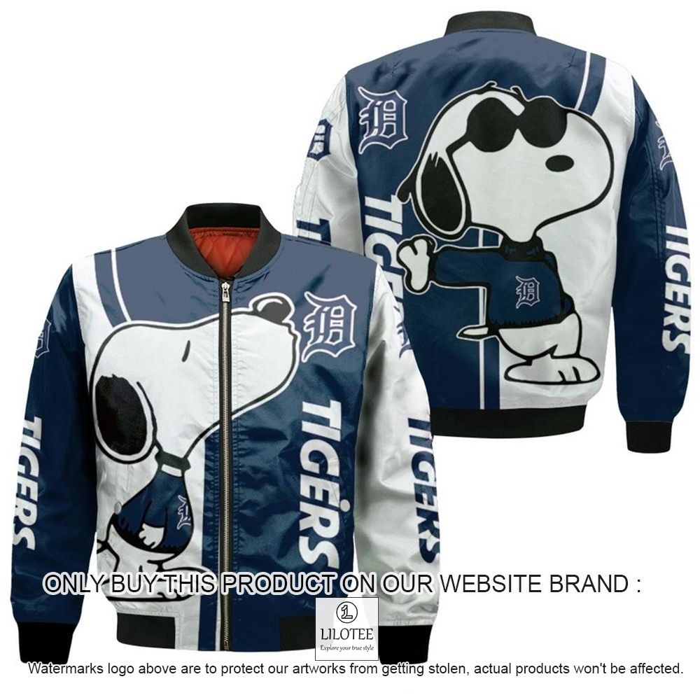 MLB Detroit Tigers Snoopy Bomber Jacket - LIMITED EDITION 10