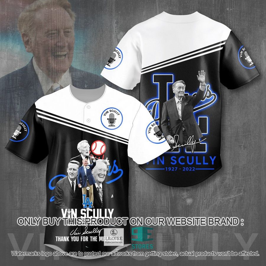 MLB Los Angeles Dodgers Vin Scully 1927 2022 Baseball Jersey 3