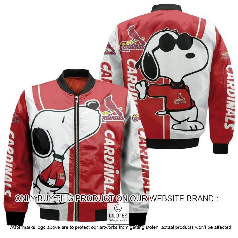 MLB St. Louis Cardinals Snoopy Bomber Jacket - LIMITED EDITION 10