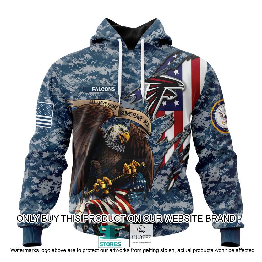 NFL Atlanta Falcons Eagle American Navy Flag Personalized 3D Hoodie, Shirt - LIMITED EDITION 19