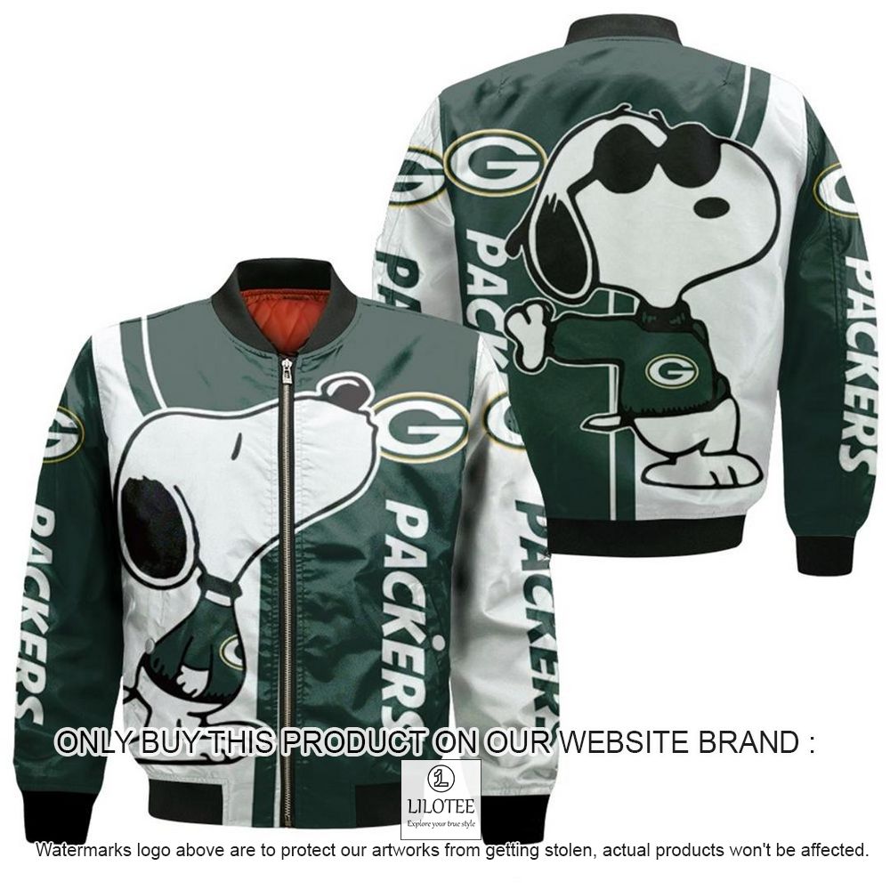 NFL Green Bay Packers Snoopy Bomber Jacket - LIMITED EDITION 10