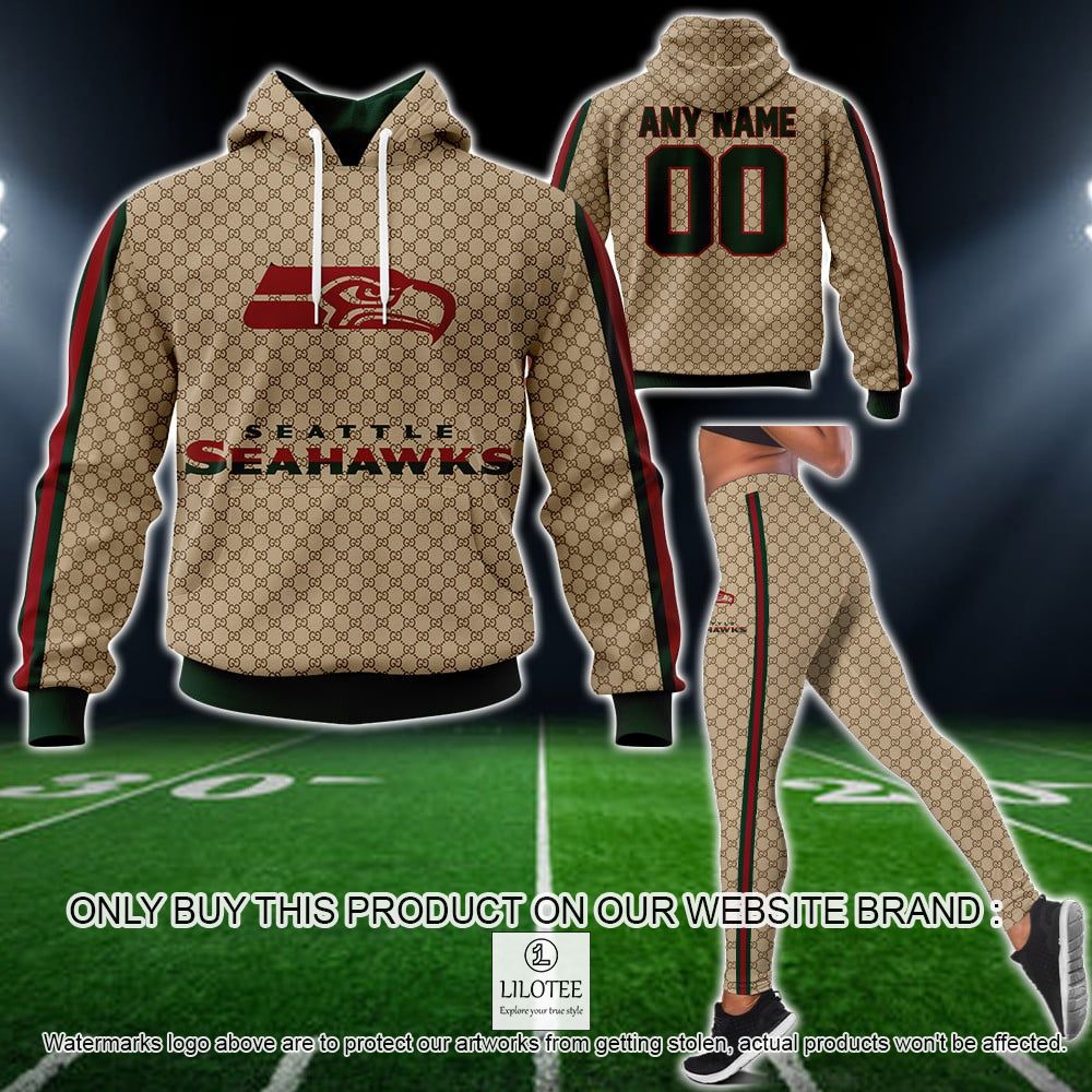 NFL Seattle Seahawks, Gucci Personalized 3D Hoodie, Legging - LIMITED EDITION 12