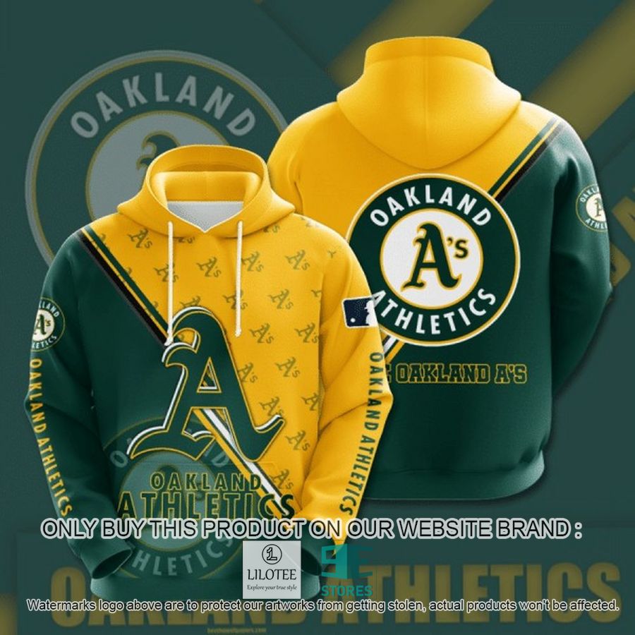 Oakland Athletics NCAA Football yellow green 3D Hoodie, Zip Hoodie - LIMITED EDITION 8