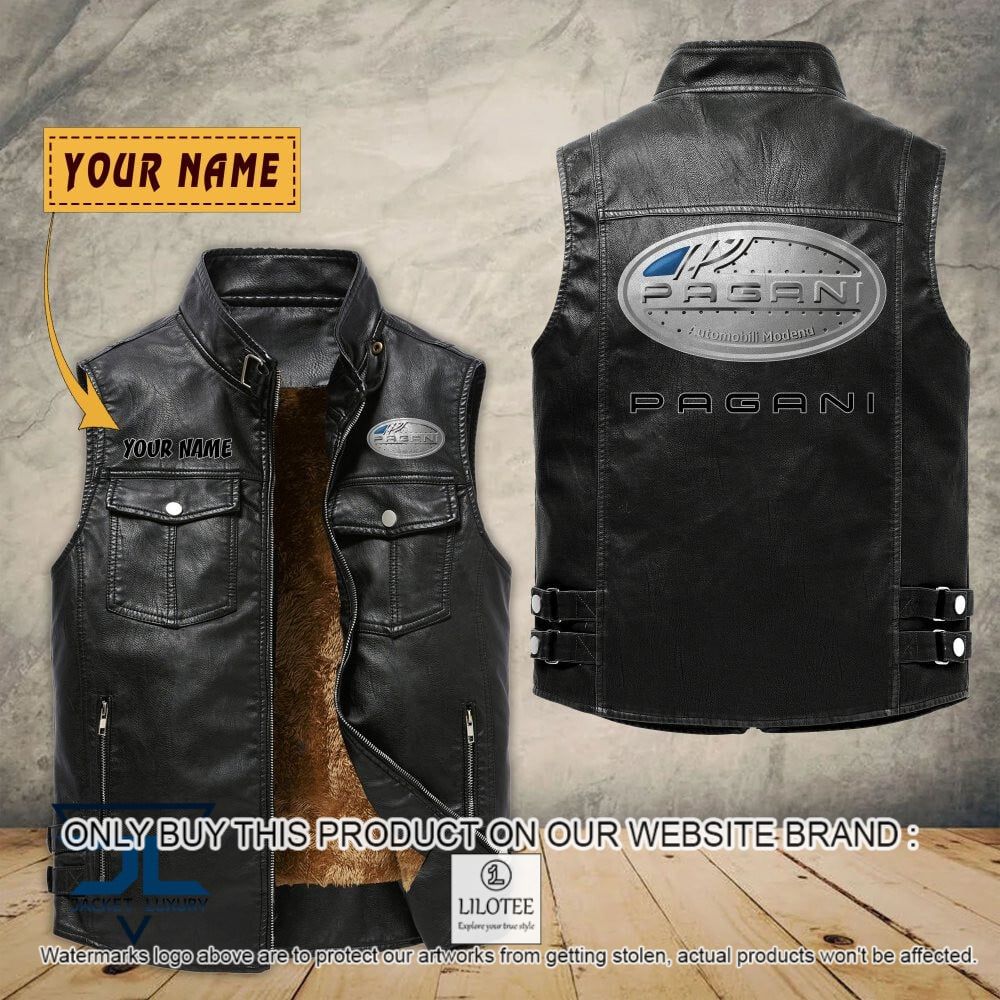Pagani Custom Name Sleeveless Velet Vest Jacket - LIMITED EDITION 7