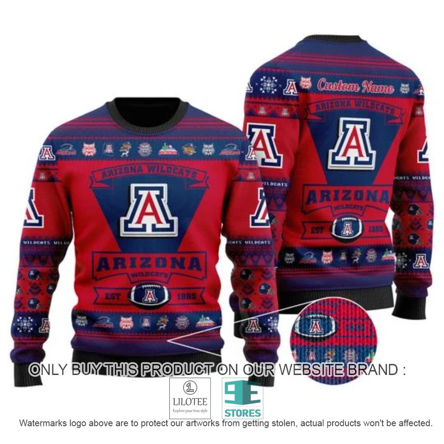 Personalized Arizona Wildcats Football Ugly Chrisrtmas Sweater - LIMITED EDITION 8