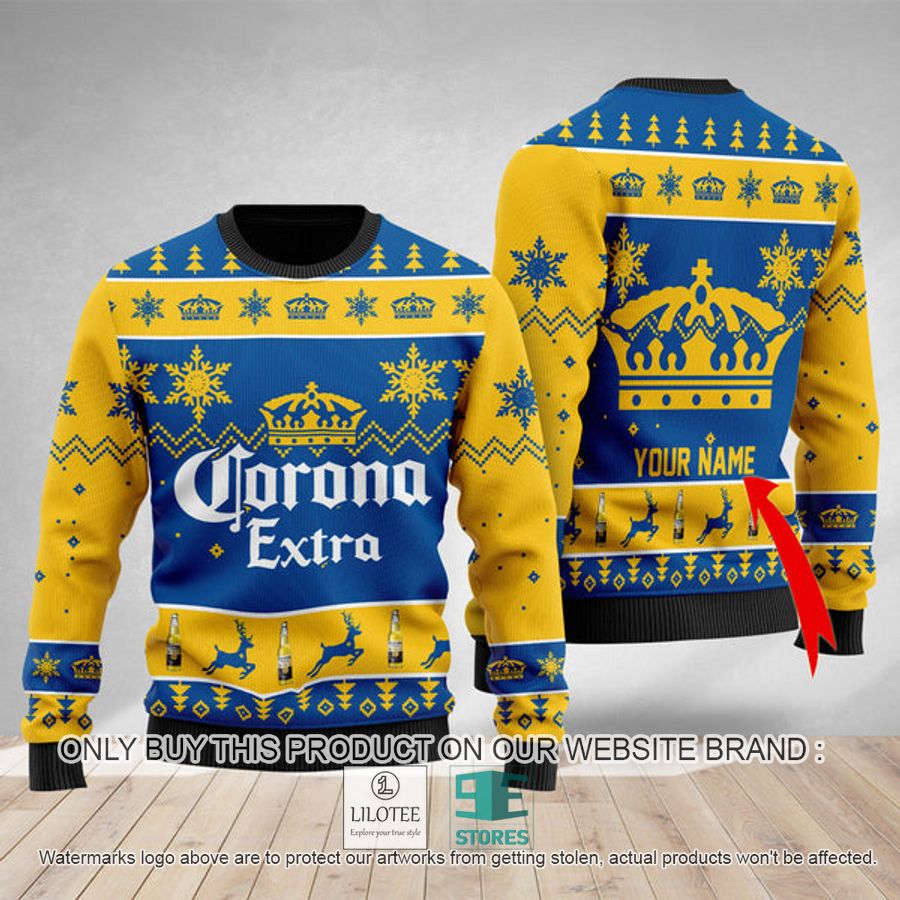 Personalized Corona Extra Ugly Christmas Sweater - LIMITED EDITION 9