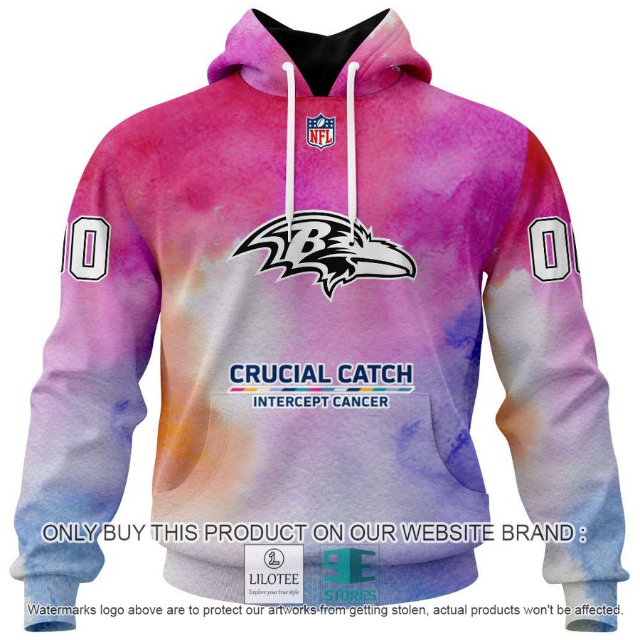 Personalized Crucial Catch Intercept Cancer Baltimore Ravens Shirt, Hoodie - LIMITED EDITION 14